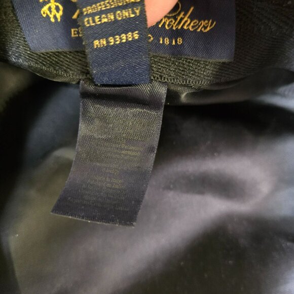 Brooks Brothers Wool Blend Patchwork Mens LG Newsboy Cap Hat Gray Made In Italy - Picture 8 of 10